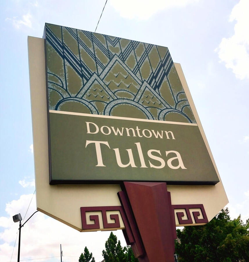 Untitled Tulsa city sign. Upper Level Bookkeeping offers bookkeeping to Tulsa and Bartlesville, and all 50 states.